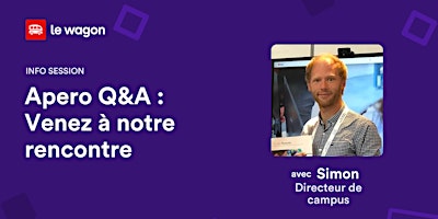 Primaire afbeelding van [Info-Session] Rencontrez l'équipe et posez vos questions autour d'un apéro