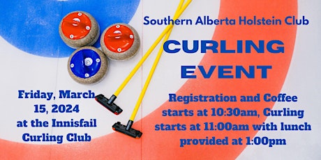 Southern Alberta Holstein Club Curling Event primary image