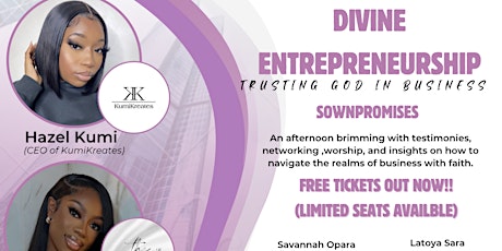 SownPromises; Divine Entrepreneurship Trusting God in Business