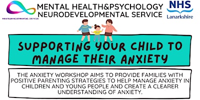 Immagine principale di Supporting your Child to Manage their Anxiety 
