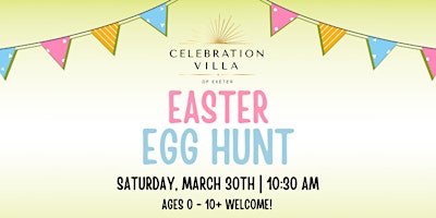 Imagem principal do evento Easter Egg Hunt at Celebration Villa of Exeter!