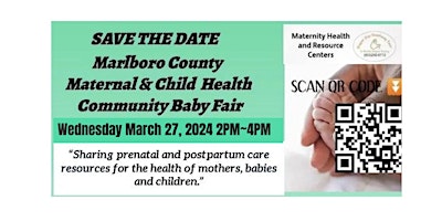 Imagem principal de Marlboro County  Maternal & Child  Health  Community Baby Fair