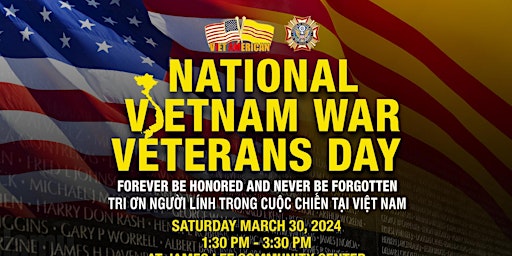 Imagem principal do evento 2024 Vietnam War Veterans