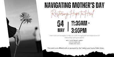 Imagem principal do evento Navigating Mother's Day: Restoring Hope to Heal