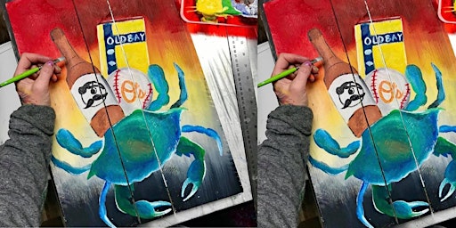 Baltimore Crab: Glen Burnie, Bonefish with Artist Katie Detrich! primary image