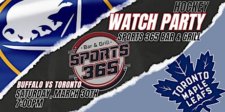 Hockey Watch Party at Sports 365 Bar & Grill FREE