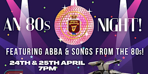 Hauptbild für An 80s Night! - Featuring ABBA & songs from the 80s!