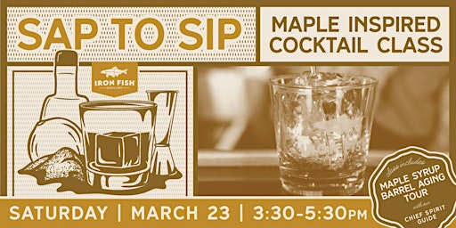Hauptbild für Sap to Sip: Maple Inspired Cocktail Class