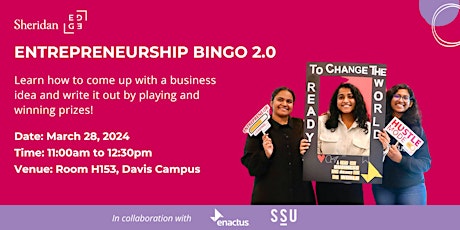 Entrepreneurship BINGO 2.0!