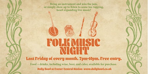 Imagem principal de Folk Music Night at Daily Bowl