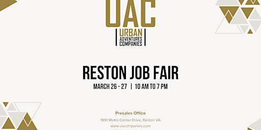Primaire afbeelding van UAC Job Fair