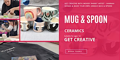 Image principale de Ceramic Mug & Spoon - Hand Building Workshop