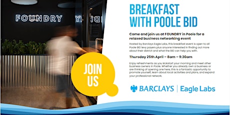 Imagen principal de Breakfast with Poole BID