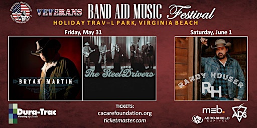 Image principale de Veterans Band Aid Music Festival  ~ May 31-June 1, '24