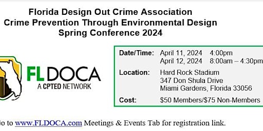 FLDOCA Spring Seminar - April 2024 Miami Gardens primary image