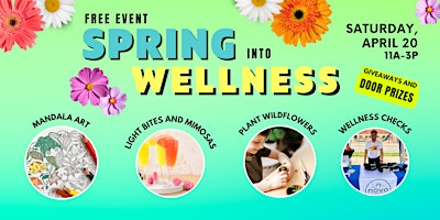 Spring into Wellness: Mandala Coloring & Wildflower Planting primary image