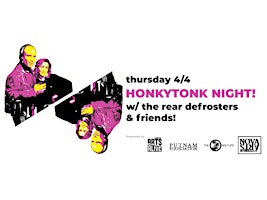 Imagem principal do evento Honkytonk Night w/ The Rear Defrosters & Friends