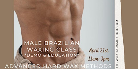 Male Brazilian Waxing Class. Wax Demo and Education for Estheticians