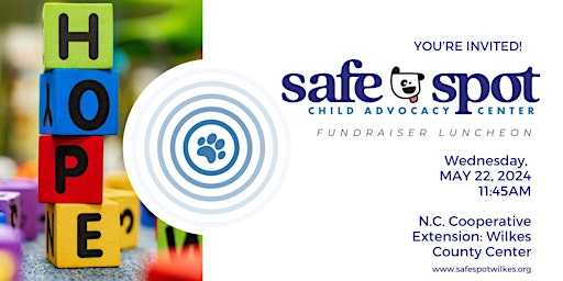 Imagem principal do evento Safe Spot Child Advocacy Center 2024 Fundraiser Luncheon