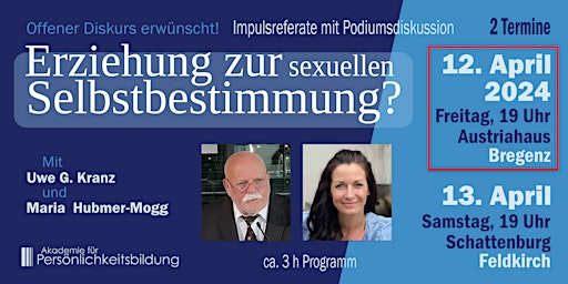 Imagem principal do evento Erziehung zur (sexuellen) Selbstbestimmung? -- Bregenz