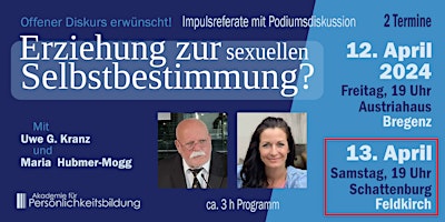 Immagine principale di Erziehung zur (sexuellen) Selbstbestimmung? -- Feldkirch 