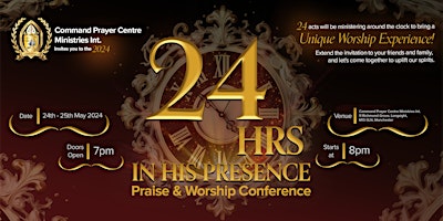 24 hours In His Presence Manchester primary image