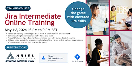 Jira Intermediate Online Training - May 1-2, 2024