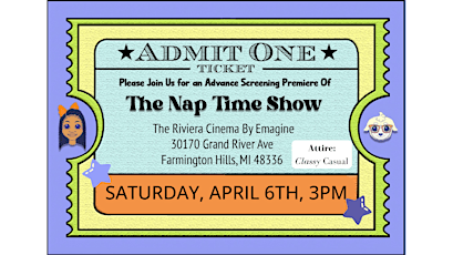 KIDS & FAMILY EVENT: The Nap Time Show Green Carpet Premiere