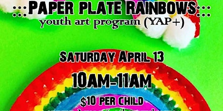 YAP+ Workshop - Paper Plate Rainbows primary image