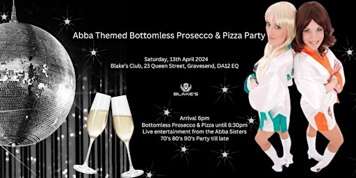 Imagen principal de Abba themed Bottomless Prosecco & Pizza Party