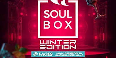 Imagem principal do evento SoulBox @ Faces Nightclub Sat Oct 5th 9pm - 3am