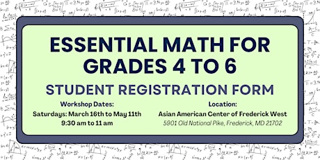 Essential Math for Grades 4 to 6