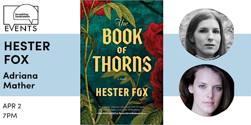 Imagen principal de Hester Fox with Adriana Mather: The Book of Thorns