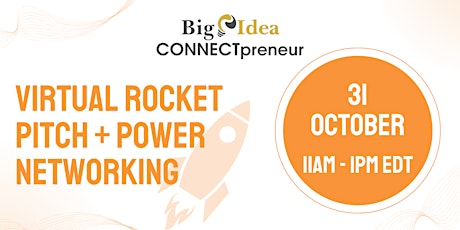 Virtual Rocket Pitch + Power Networking by CONNECTpreneur