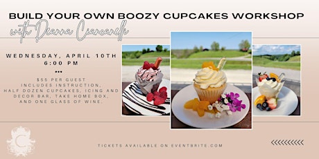 Build Your Own Boozy Cupcakes Workshop