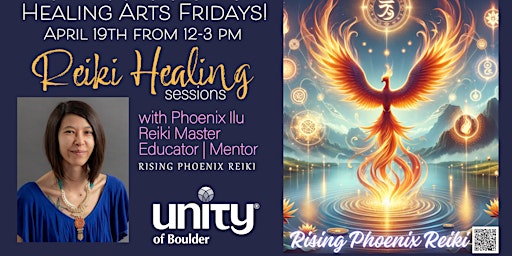 Primaire afbeelding van Reiki Healing Sessions with Reiki Master Phoenix Ilu