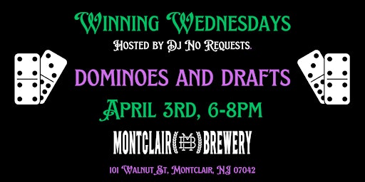 Winning Wednesdays: Dominoes and Drafts primary image