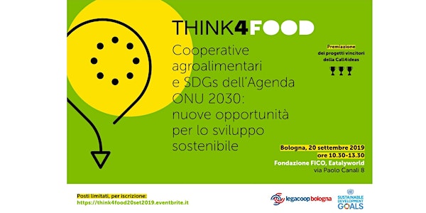 Think4Food, Cooperative agroalimentari e SDGs dell'Agenda ONU 2030