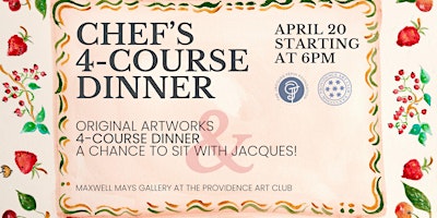 Chef's 4-Course Dinner with Jacques Pépin primary image