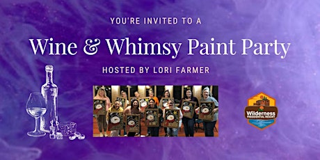 Wine & Whimsy Sip & Paint Class (18 & up)
