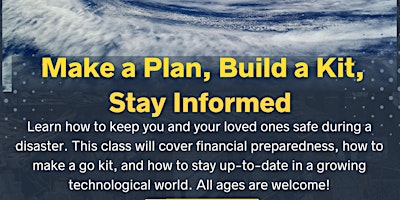 Imagem principal de Make a Plan, Build  a Kit, Stay Informed