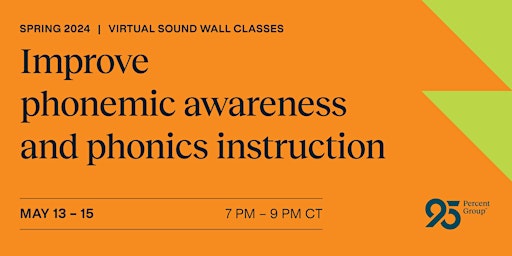 Sound Wall Classes May 13-15, 2024 primary image