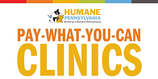 Imagem principal do evento Humane Pennsylvania Healthy Pets Vaccine and Microchip Clinic 04/17/24
