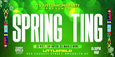 Primaire afbeelding van It’s Just Dancing Party Present’s  “Spring Ting”