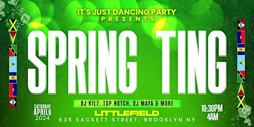 Imagem principal do evento It’s Just Dancing Party Present’s  “Spring Ting”