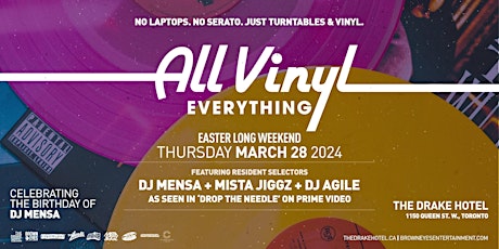 All Vinyl Everything - Easter Long Weekend Edition