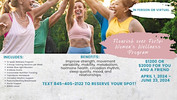 Primaire afbeelding van Flourish Over Forty: Women's Wellness Program