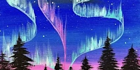 Paint with Ashley Blake “ Aurora Borealis” Paint Night