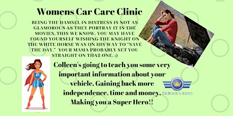 Image principale de Women's Car Care Clinic 10-19-19