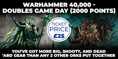 Imagem principal de Warhammer 40,000 - Doubles Game Day